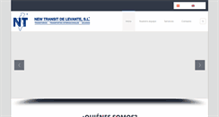 Desktop Screenshot of newtransit.es