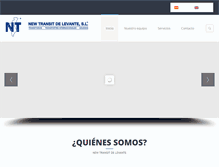 Tablet Screenshot of newtransit.es
